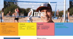 Desktop Screenshot of malmobeachvolley.se